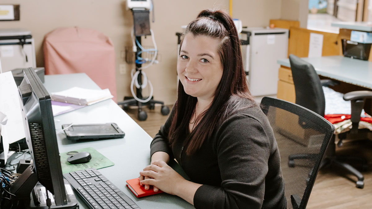 Staff Member Working at Lake Village Rehabilitation and Care Center